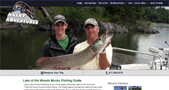 Desktop Screenshot of muskyadventures.com